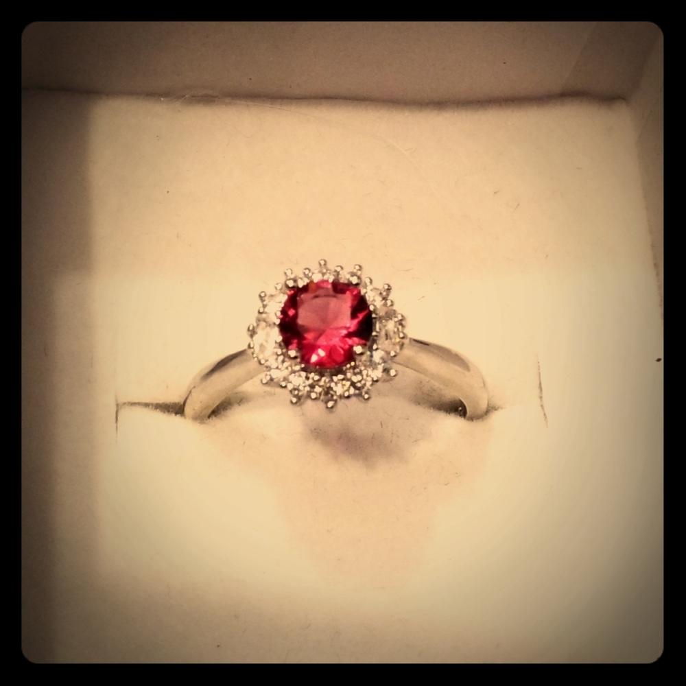 Silver 925 ring with rub